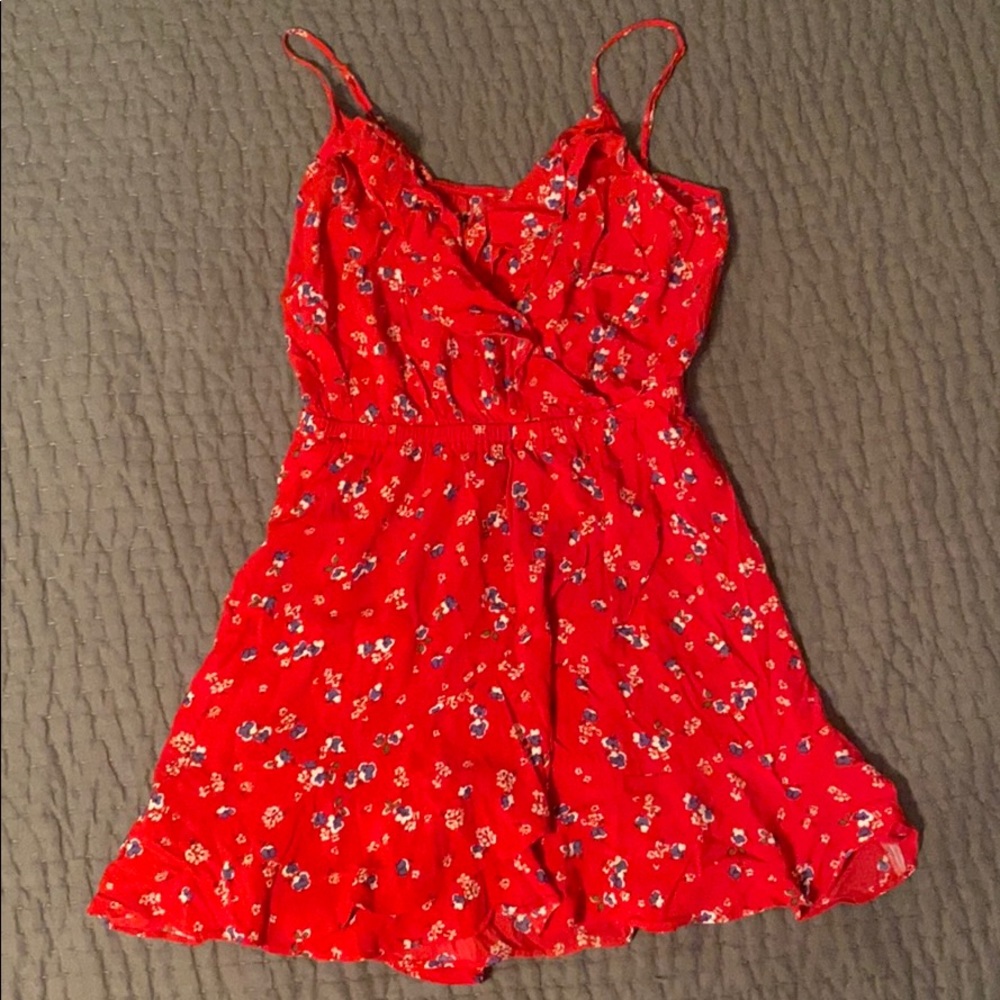 Express faux wrap dress